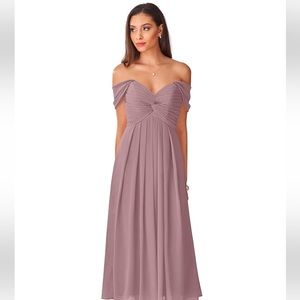 Azazie Vicenta Dress in Dusty Rose